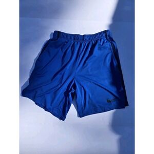 Nike Yoga‎ Dri-Fit Men's Training Shorts Blue Size Medium M Lightweight Stretch